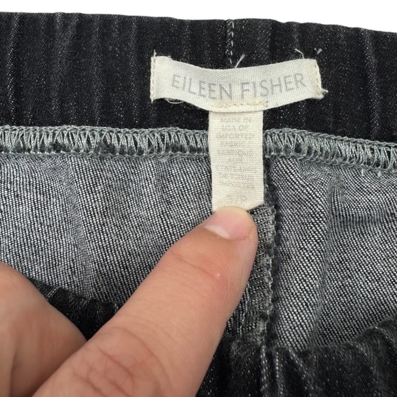 Eileen Fisher Straight Leg Jeans Pull On - Picture 5 of 9